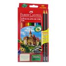 Lápis De Cor Faber Castell 12 Cores.