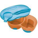 Prato Multikids Funny Meal Fundo Divisível Azul