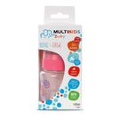 Mamadeira Multikids Ortonatural Boys e Girls PP Rosa 125ml