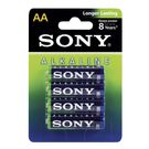 Pilha Alcalina Sony AA 4 Unidades