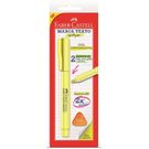 Marca Texto Faber Castell Amarelo.