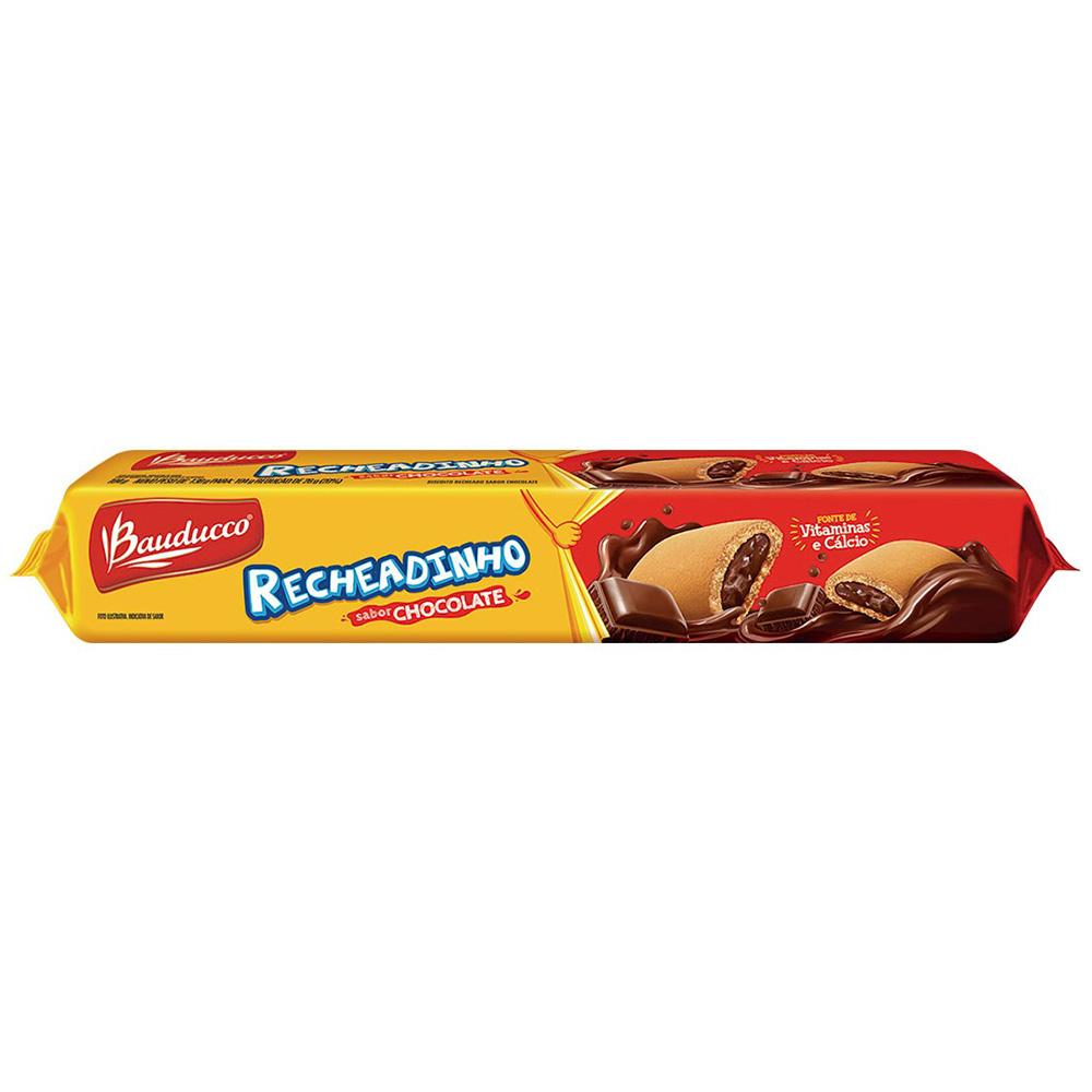 Biscoito Bauducco Recheadinho Chocolate 104g Farm Indiana