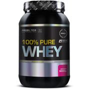 Whey Protein Probiótica 100% Pure Whey Morango 900g