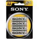 Pilha Alcalina Sony Ultra AA 4 Unidades