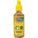 Cola Acrilex Glitter Ouro 23 G.
