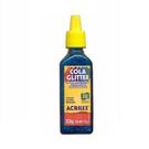 Cola Acrilex Glitter Azul 23 G.