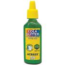 Cola Acrilex Glitter Verde 23 G.