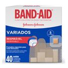 Curativos Band Aid Variados 40 Unidades