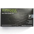 Luva Supermax Nitrilica sem Pó Tamanho P Preta 100 Unidades