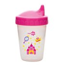 Copo Neopan Antivazamento Decorado Rosa 250ml