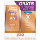 Protetor Solar Cenoura & Bronze FPS50 Kids 110ml+Protetor Solar Cenoura & Bronze FPS30 110ml