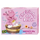 Sabonete Infantil Cheirinho De Bebe Rosa 80 g.