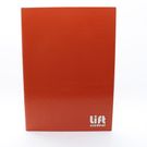 Caderno Costurado Credeal 96 Folhas Lift Vermelho.