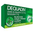 Dequadin 0,25 + 5mg Menta 20 Pastilhas