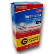 Loratadina 10mg Biosintetitética Genérico 12 Comprimidos