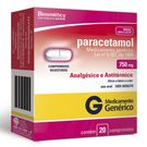 Paracetamol 750mg Biosintética 20 Comprimidos
