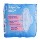 Absorvente Sempre Livre Adapt Plus Ultraflexível Suave Com Abas 8un