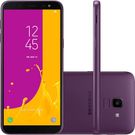Smartphone Samsung Galaxy J6, Dual Chip, Violeta, Tela 5.6", 4G + WiFi, Android 8.0, Câmera 13MP, 32GB, TV Digital