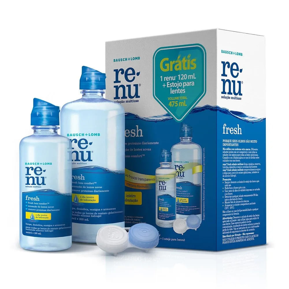 Renu Plus 355 + 120ml + Estojo