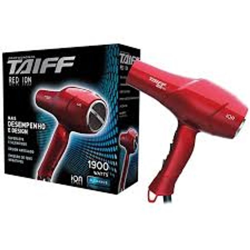 Secador-Taiff-Turbo-Red-Ion-1900W-127V