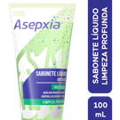 Asepxia Sabonete Liquido Limpeza Profunda 100ml