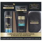 Shampoo Tresemme 200ml Hidratação Profunda+Super Condicionador 170ml Cachos+Escova de Cabelo