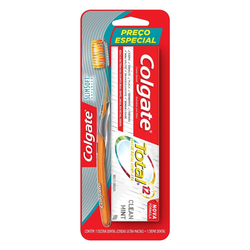 Escova-Dental-Colgate-Slim-Soft-Advanced-Creme-Dental-Colgate-90g-Total