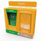 Vichy Ideal Soliel Efeito Base Cor Clara Fps50 40g+gel de Limpeza Normaderm 40g
