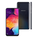 Smartphone Samsung Galaxy A50 Android 9.0 Tela 6.4 Octa-Core 128GB 4G Cam Tripla 25MP+5MP+8MP Preto