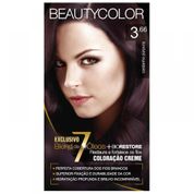 Tintura Beauty Color Kit Coloração Creme 3.66 Violeta Profunda
