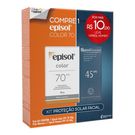 Protetor Solar Episol Color Pele Morena FPS70 40g + Protetor Solar Episol Homem FPS 45 60g