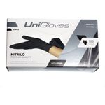 Luva-Nitrilica-Unigloves-PP-Preto-sem-Po-100-Unidades