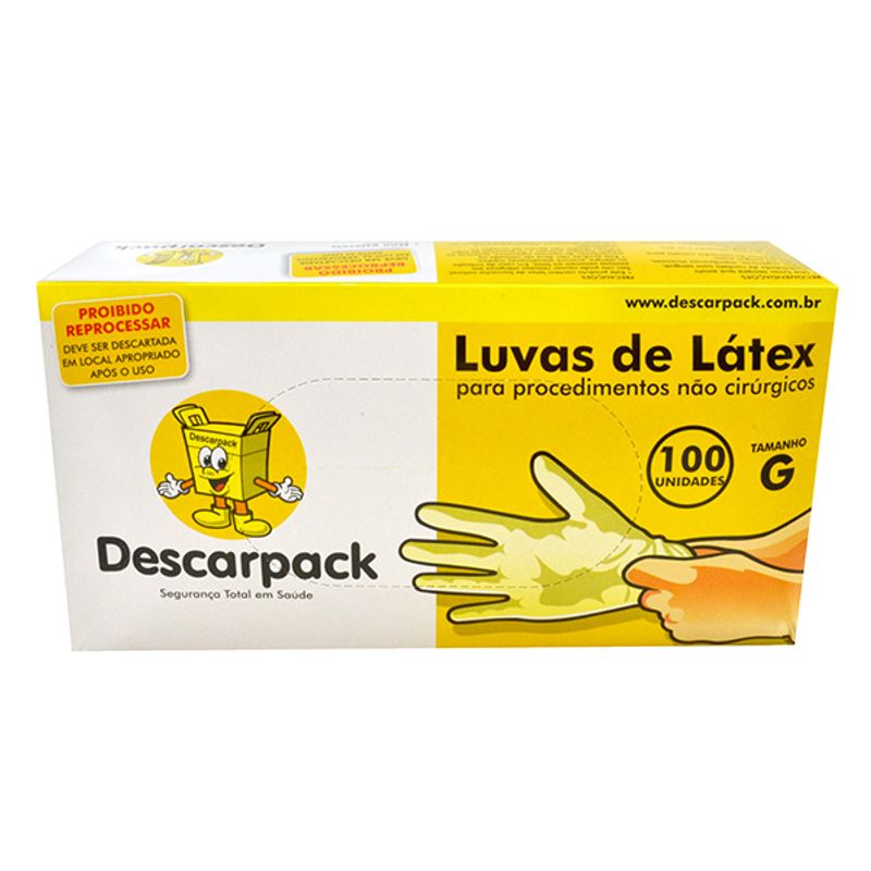 Luva-Procedimento-Descarpack-G-100-Unidades