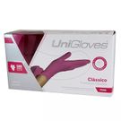 Luva Proc Unigloves 100un G Pink