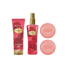 Kit Phytoderm Colônia 200ml+Loção Hidratante 200ml+2 Sabonetes 90g Intense Love