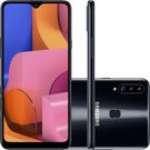 Samsung Galaxy A20s Dual Chip Android 9.0 32GB Preto 4G Câmera Tripla 13MP+ 8MP+ 5MP Tela 6.5"