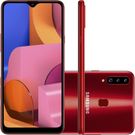 Samsung Galaxy A20s 32GB Vermelho Dual Chip Android 9.0 Tela 6.5 Octa-Core 4G Câmera Tripla 13.0 MP+ 8.0 MP+ 5.0 MP