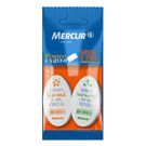 Borracha Mercur Oval Decorada 2 Unidades