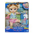 Brinquedo Boneca Hasbro Baby Alive Primeiros Passos Loira E5247