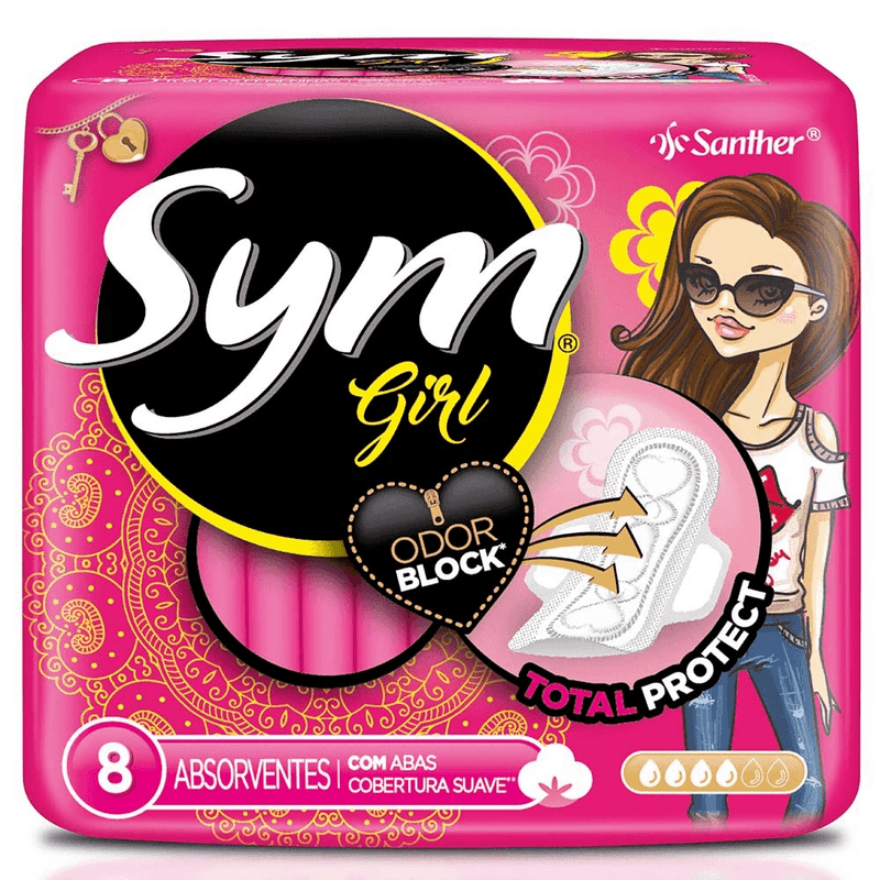 Absorvente-Sym-Com-Abas-Girl-Suave-8-Unidades