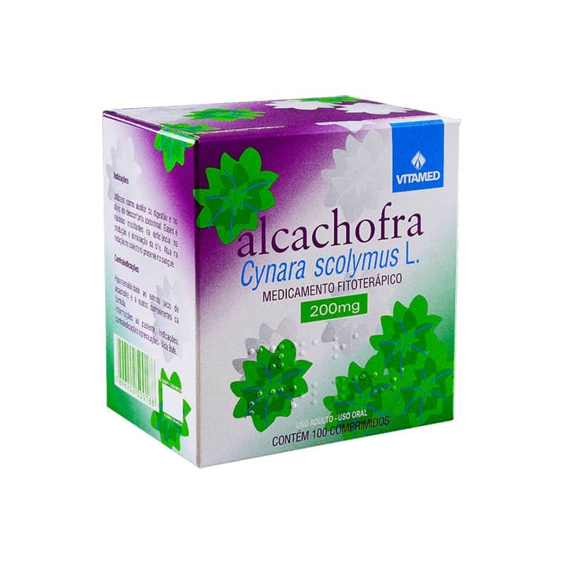 Alcachofra-200mg-Vitamed-100-Comprimidos
