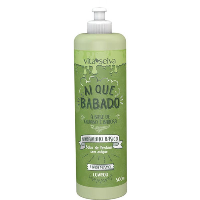 Creme-de-Pentear-Vita-Seiva-Ai-que-Babado-Lowpoo-Quiabo-Babosa-280g