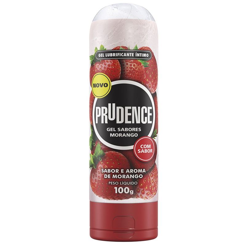 Gel-Lubrificante-Intimo-Prudence-Sabor-Morango-100g