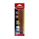 Lápis Maped Black Peps Grafite+Apontador+Borracha