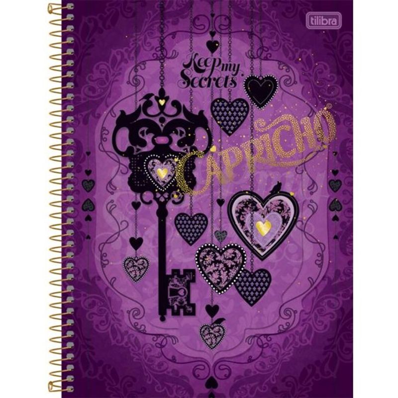 Caderno-Tilibra-320-Folhas-Capa-Dura-16-Materias-Capricho
