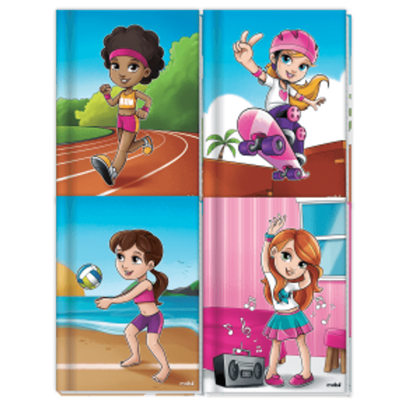 Caderno-Credeal-60-Folhas-Capa-Flex-Personagens