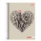 Caderno Tilibra Universitário Mais Feminino Capa Dura  Sortido 10 Matérias 200 Folhas