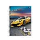Caderno Foroni 200 Folhas Capa Dura 10 Matérias Ferrari.