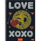 Caderno Foroni 10 Material Universitário Capa Dura Emoji.