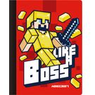 Caderno Foroni Brochurão Capa Dura Minecraft 96 Folhas
